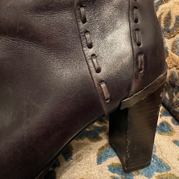 Vintage 90’s Browns couture dark brown tall leather boots size 9 - Picture 4 of 4